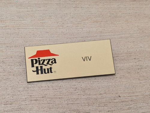 Vintage pizza hut - pizza, employee