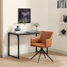 Calla Faux Leather Swivel