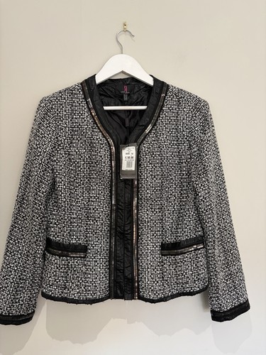 Nwt simon jeffrey black white - black,