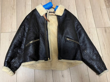 VTG WWII USAAF D-1 Flight Mechanics Jacket Perry Sportswear Shearling 1942 17808