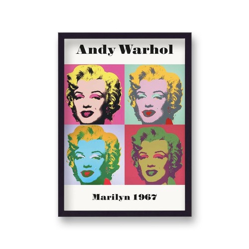Quad marilyn 1967 framed art - marilyn,