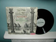 SAX 2406 Mozart horn concertos Klemperer LP 1961 b/s ED1
