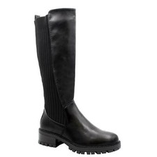 WOMENS LADIES KNEE HIGH CHUNKY