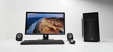 Fast Quiet Home Office Desktop Tower PC Computer i5 DDR4 SSD Bundle Wifi Win 11