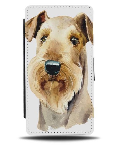 Airedale terrier dog - terrier, flip