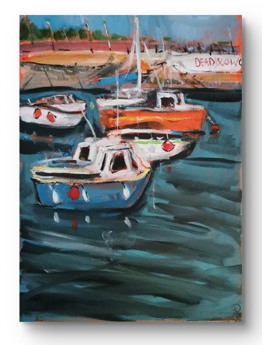 Original acrylic painting - , x