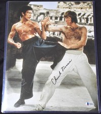 Chuck Norris signed 11x14