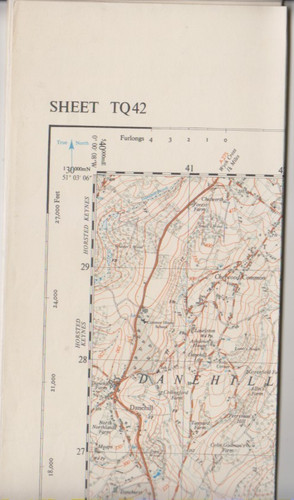 Ordnance survey map - survey,