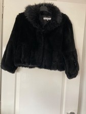Elizabeth Emanuel black faux