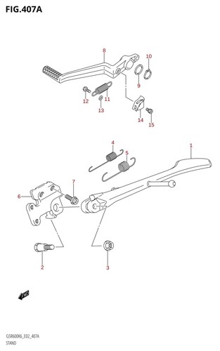 Suzuki genuine nut gsr600 - suzuki,