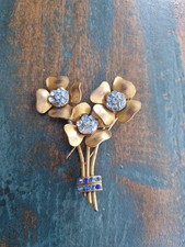 Vintage French Fur Clip Brooch Modele Depose Made In France Att To Schiaparelli