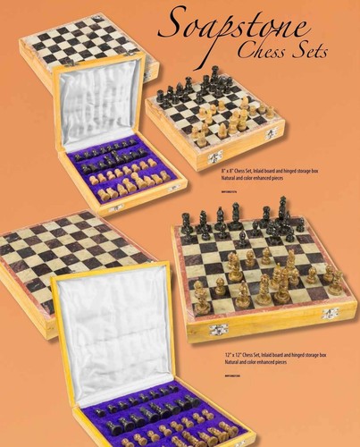 Soapstone chess set x - chess,