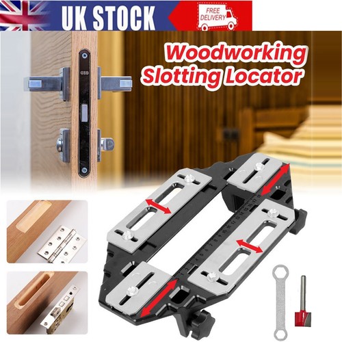 Wooden door hinge jig - door, lock
