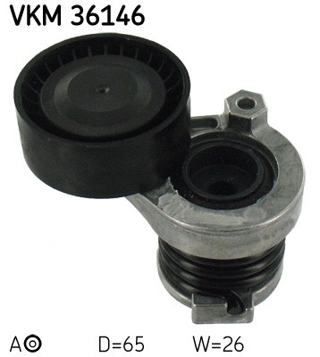 Tensioner pulley ribbed - tensioner, v-ribbed