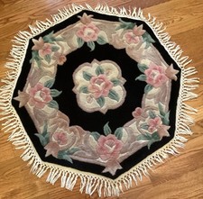 VINTAGE Octagon Chinese Wool