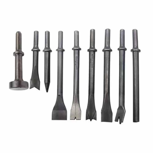 Piece air hammer - chisel, set