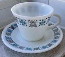 Pyrex 'Chelsea' Cup & Saucer