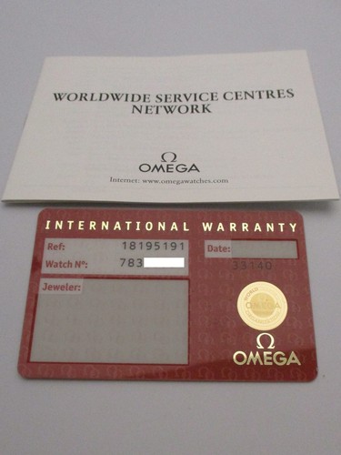 Omega constellation double - omega,