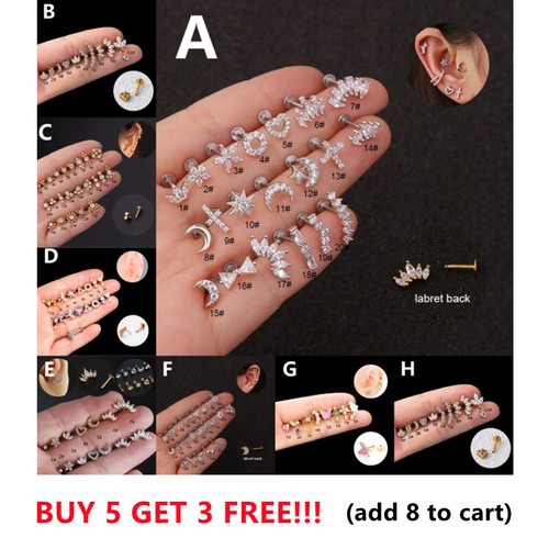 Crystal tragus helix - tragus,