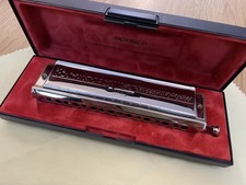 Hohner "64 Chromonica" Model 280C 16-hole chromatic harmonica in the key of C