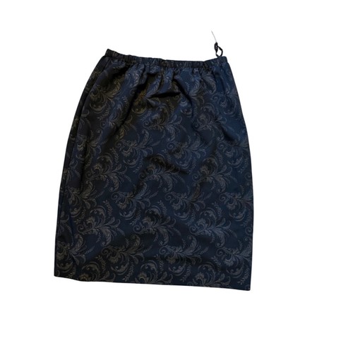 Vintage black gold damask - gold,