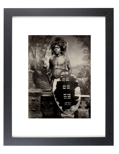 1880s zulu warrior african - 1880s,