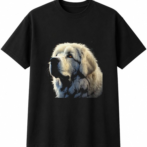 Graphic pyrenean mountain dog - pyrenean,