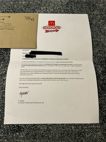 Mcdonald monopoly board - mcdonald’s,