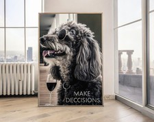 Trendy Chocolate Poodle