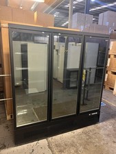 BIG NEW 3 GLASS DOOR BLACK
