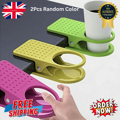 2pcs clip table cup - on, holder