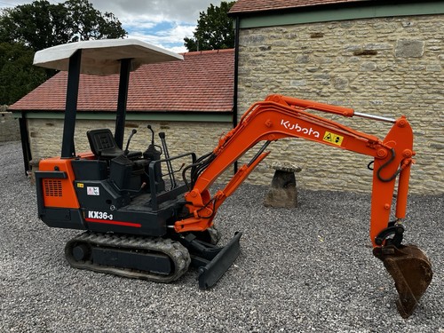 Kubota kx36 digger excavator - kubota,