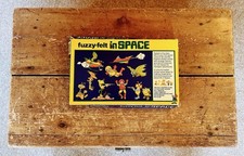 Vintage Fuzzy Felt In Space By