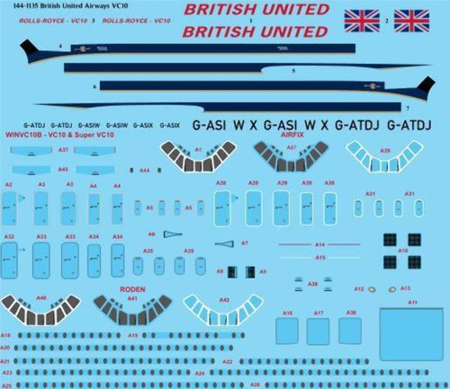 Decals ts144 1135 144 - 26, ts144-1135