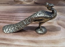 Brass Peacock Desktop Statue
