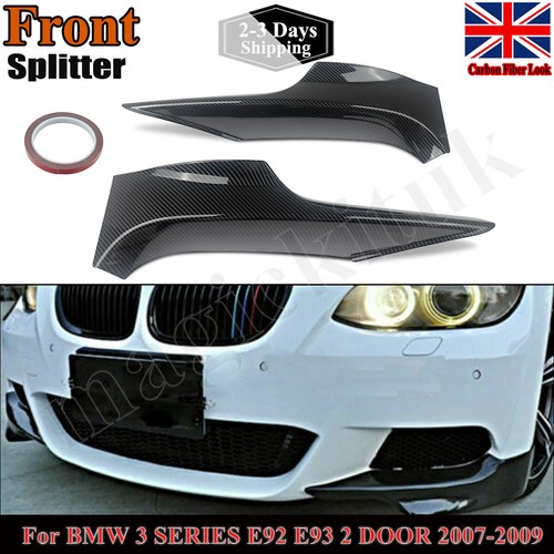 Carbon fiber look front bumper - carbon,