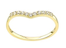 9ct Gold 0.10ct Simulated