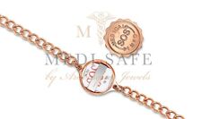 ROSE GOLD SOS BRACELET/BANGLE. WATERPROOF MEDICAL ALERT/STAINLESS STEEL TALISMAN