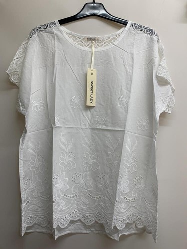 Sweet lady embroidered top - sweet,