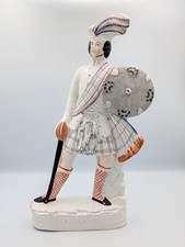 Large Victorian Staffordshire Figure - William Wallace (c. 1860s)