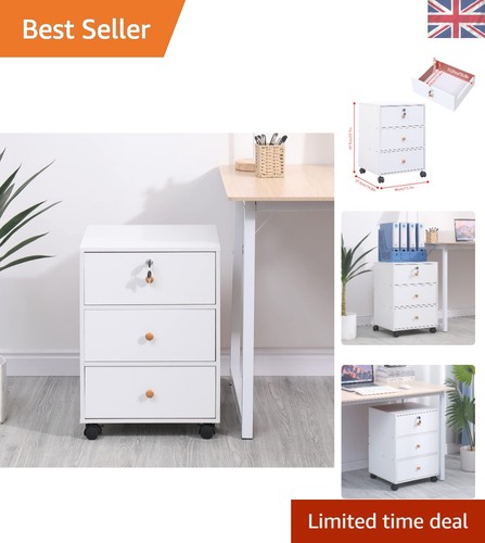 Lockable wooden under desk - lockable,