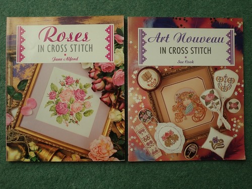 Pair matching cross stitch - pair, of