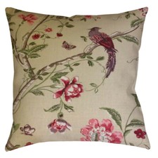 HANDMADE cushion covers Use Laura Ashley Summer palace Cranberry Fabric