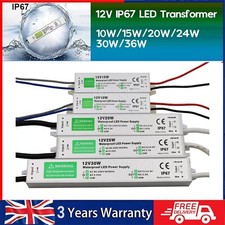 12V LED Driver Power Supply Transformer 240V Waterproof IP67 for LED Strip PSU