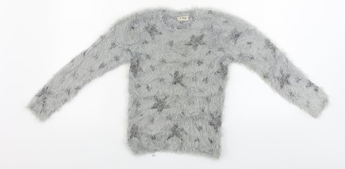Next girls grey crew - girls,
