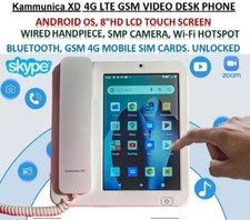 KAMMUNICA XD 4G LTE GSM Video phone Android Bluetooth WiFi Touch Screen tablet