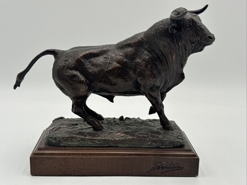 Bronze taurine bull - bull, sculpture