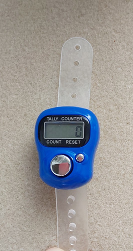 Royal blue digital finger