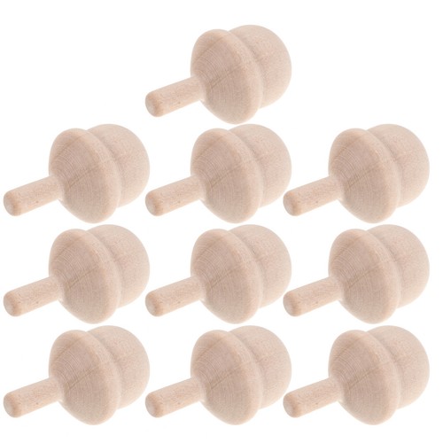 10pcs wooden spinning - 10pcs,