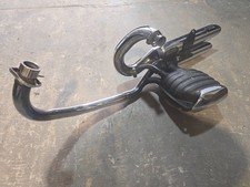 ORIGINAL YAMAHA XV535 VIRAGO 1988-2003 COMPLETE OEM EXHAUST SYSTEM 2YL-4711